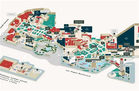 Digital Map of The Venetian Resort | The Venetian® Las Vegas