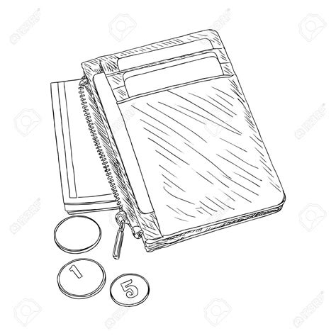 Wallet Drawing at GetDrawings | Free download