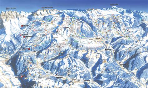 Morzine Ski Trail Map - Morzine France • mappery