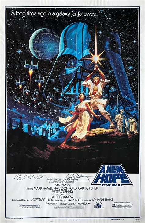 Original Star Wars Episode IV - A New Hope Movie Poster