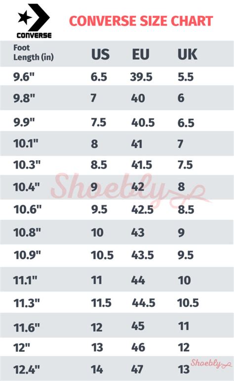 Do Converse Run Big? Converse Sizing Guide Size Chart), 40% OFF