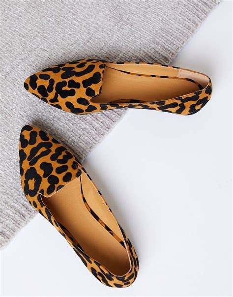 Leopard Pointed Toe Loafers in 2021 | Pointed toe loafers, Trendy ...