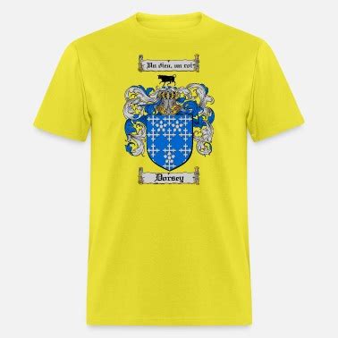 Dorsey Coat of Arms / Dorsey Family Crest Tshirt Men's T-Shirt ...