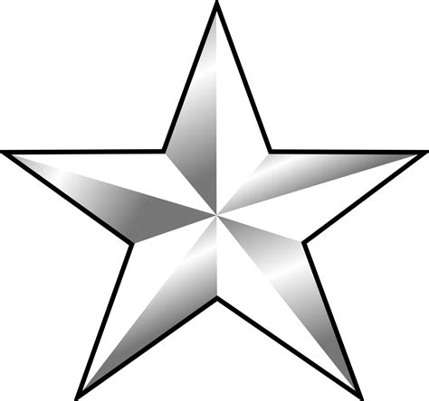 One - 1 Star General Rank Clipart - Full Size Clipart (#5267626 ...