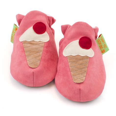 Funky Soft Soles Shoes - Pink Ice Cream - Funky Feet