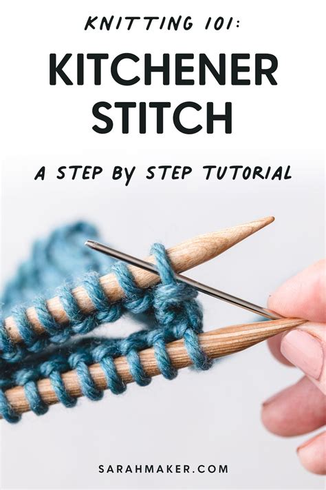 How to Kitchener Stitch (Grafting) in Knitting in 2022 | Knitting ...