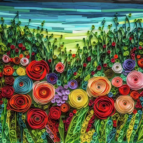 Field of Roses Digital Art by Paul Charles - Fine Art America