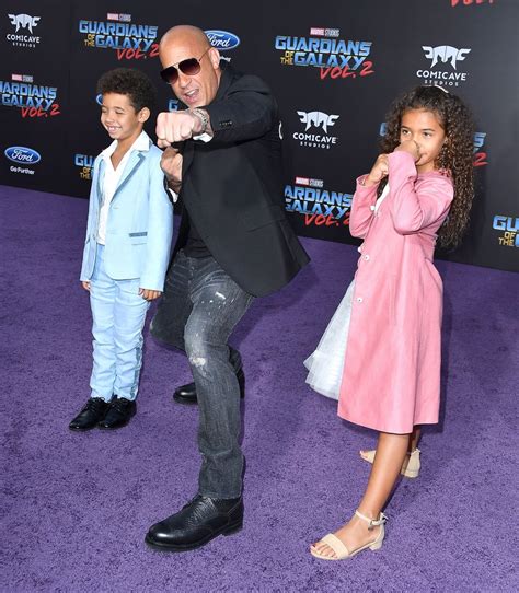 Vin Diesel and His Kids at Movie Premiere in LA April 2017 | POPSUGAR ...