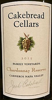 Ken's wine review of 2015 Cakebread Cellars Chardonnay "Reserve"