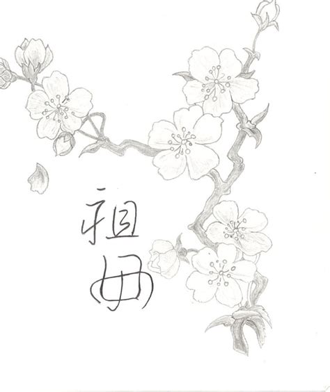 Japanese Cherry Blossoms by MelissiaRuby on DeviantArt | Flower drawing ...