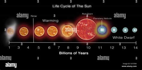 Life Cycle Of The Sun Diagram