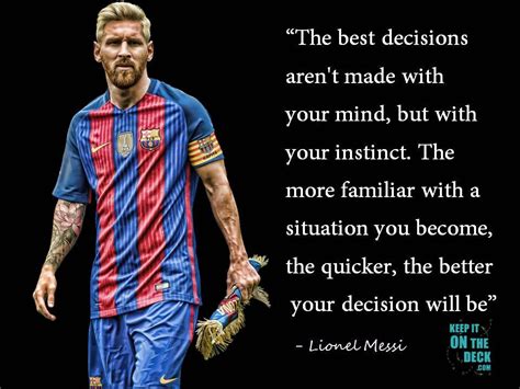 Inspirational quote from Messi : r/football