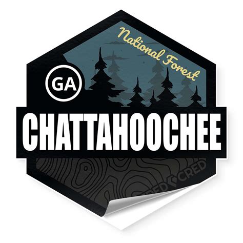 Chattahoochee National Forest Sticker - Tred Cred