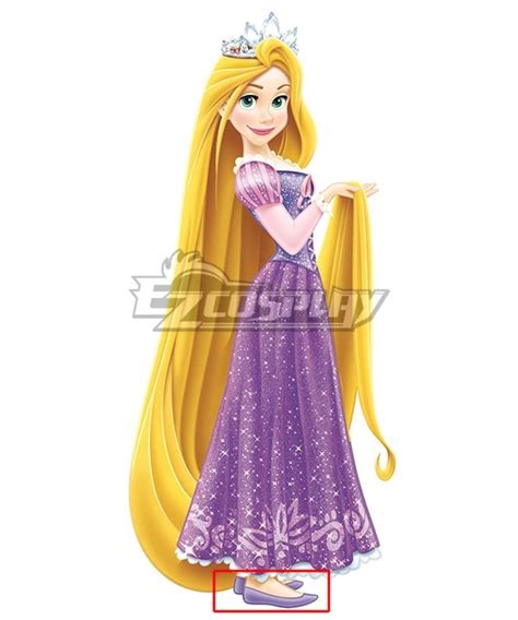 Disney Tangled Rapunzel Princess Purple Cosplay Shoes