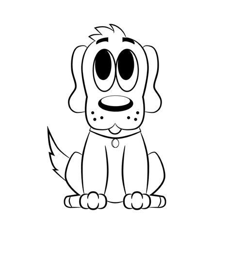 Cartoon Dog Pictures To Draw - Cartoon Draw Dog Drawing Step | Boddeswasusi