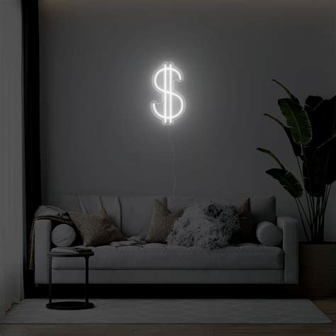 Dollar Sign LED Neon Sign