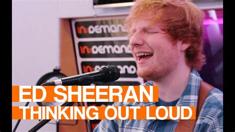 Ed Sheeran - Thinking Out Loud | Live Session - YouTube