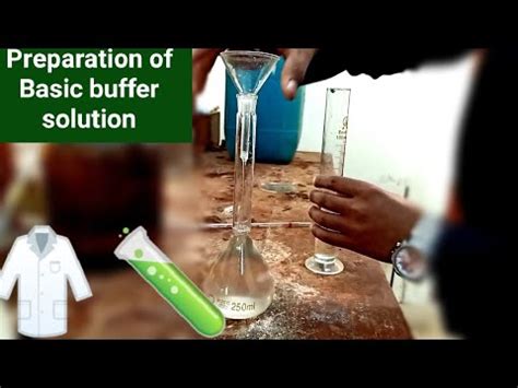 Experiment for the Preparation of Basic buffer solution | chemistry lab ...