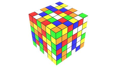 Rubiks Cube 6x6x6 3D model | CGTrader