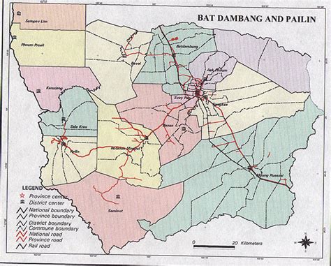 Battambang Province Map 2003 | Cambodia