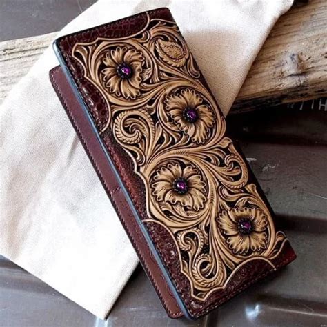 PDF Leather craft patterns, long wallet pattern, leather tooling ...