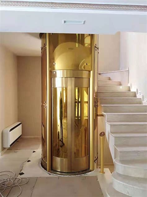 Circular Semicircular Villa Home Round Elevator - China Circular ...