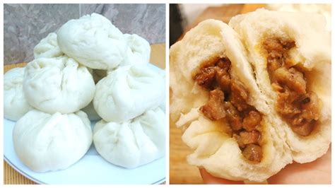 Chinese Steamed BBQ Pork Bun (Dim Sum Char Siu Bao) - YouTube