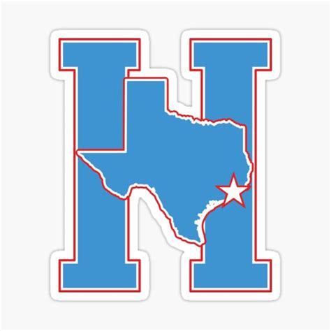 "Houston Texas H-Town (Throwback)" Sticker for Sale by Pelicaine ...