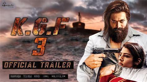 KGF Chapter 3 Official Trailer | Yash | Prashanth Neel | Raveena Tandon ...