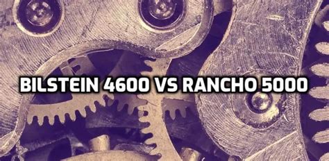 Bilstein 4600 vs Rancho 5000 Shock – Mr. Tonneau