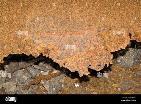 Rust crumble corrosion corrode oxidation decay metal rusty Stock Photo ...