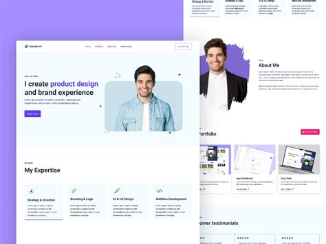 Personal portfolio website | Figma