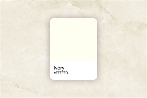 Ivory Color: Its Meaning, Similar Colors and Palette Ideas - Picsart Blog