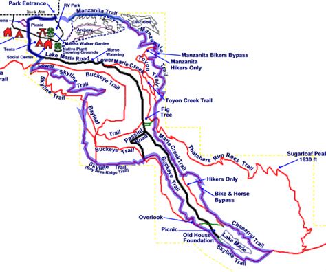 Skyline Wilderness Park Map