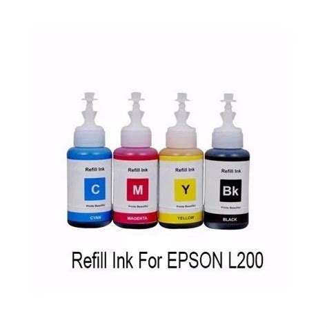 Surejet CMYK Refill Ink for Epson L200 Printer, For Photo Albums ...