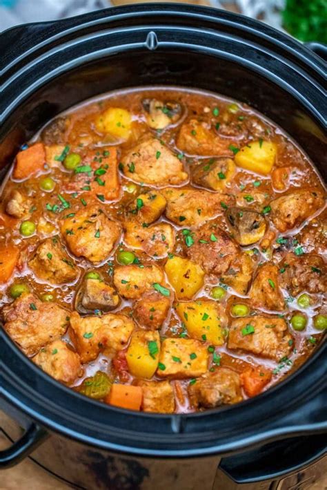 Slow Cooker Pork Stew | Recipe | Pork stew slow cooker, Pork stew ...