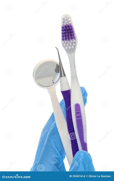 Dental Health Care Teeth Cleaning Tools Isolated Stock Photo - Image of ...