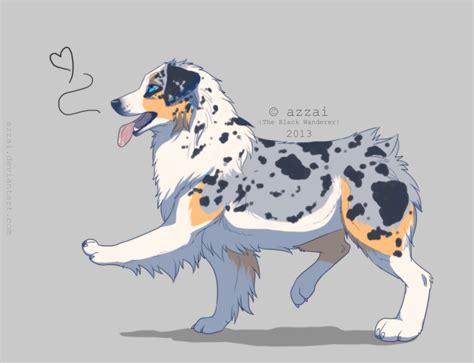 a u s s i e by azzai on deviantART | Dog design art, Cute dog drawing ...