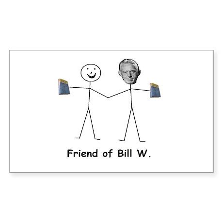 Friend of Bill W. Decal by kindlealight