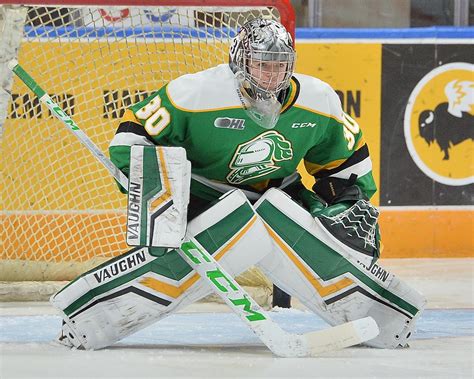 London Knights' Brett Brochu Has a Bright Future - The Hockey Writers ...