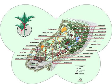 Singapore Botanic Gardens Map - Singapore • mappery