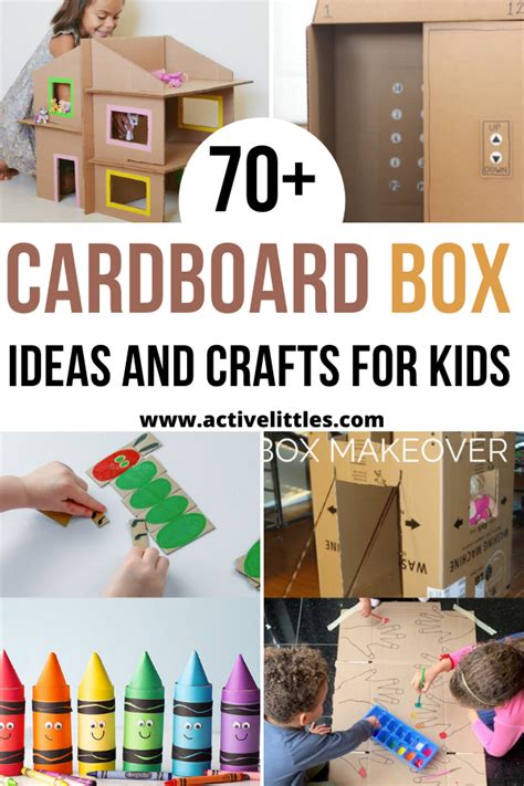 70+ Fun Cardboard Box Ideas and Crafts for Kids - Active Littles