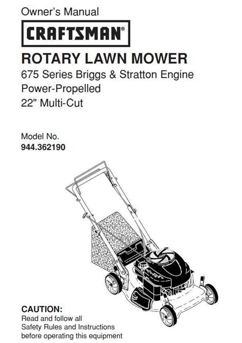 Craftsman Lawn Mower Parts Manual | atelier-yuwa.ciao.jp