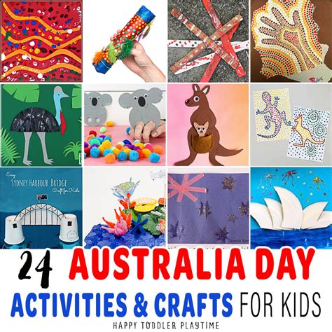 24 Amazing Australia Day Crafts for Kids - HAPPY TODDLER PLAYTIME