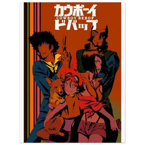 Cowboy Bebop Poster Anime Poster Minimalist Anime Poster - Etsy