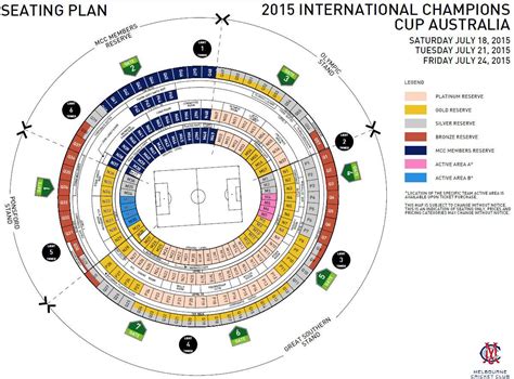 Mcg Seating Map