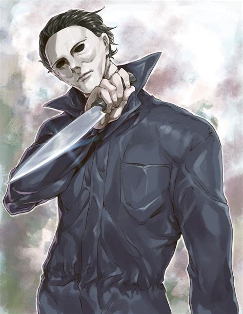 Anime Michael Myers Fan Art