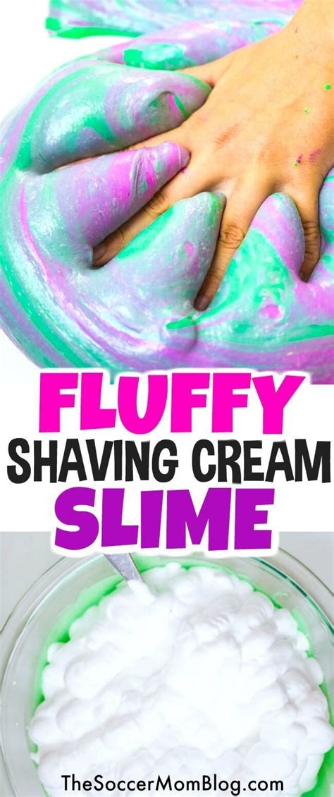 How to Make the Perfect Fluffy Shaving Cream Slime | Homemade slime ...