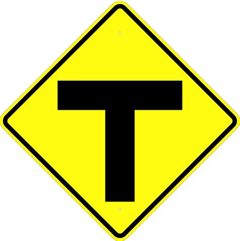 T Intersection Symbol Sign – U.S. Signs and Safety