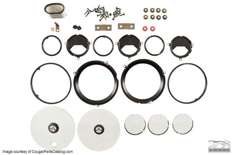 Gauge Cluster Harware Kit - XR7 - Used ~ 1968 Mercury Cougar ( 1968 ...